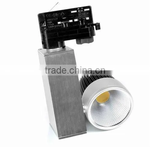 European style Dimmable 30W COB LED Tracklight