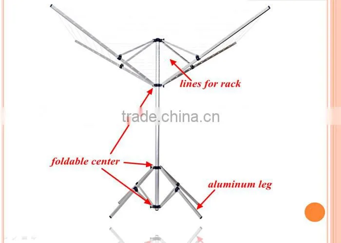Household Essentials 4-Arm Portable Umbrella-Style Clothes Dryer