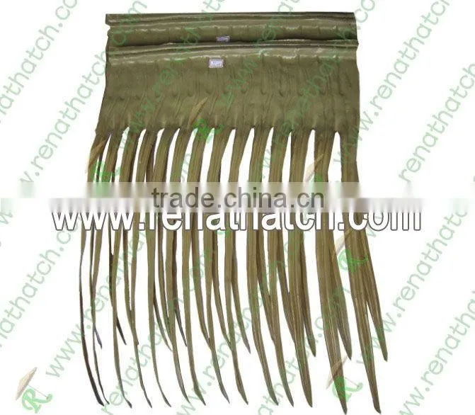 palm leaf style synthetic fibre thatch