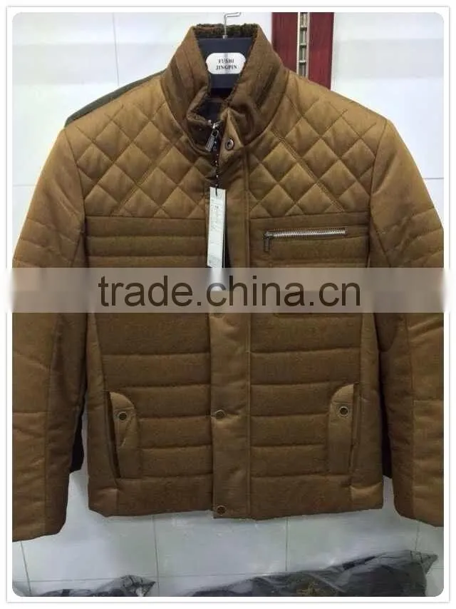 Garment in Stock Lot man padded jacket suit for spring or winter good quality - 1021