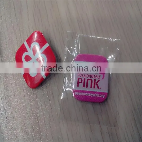 Square Pin Button Badge /Material Button Badge 35mm for 2015