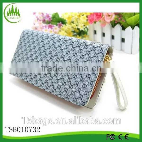 New product exquisite PU leather fashion China supplier ladies pu wallet