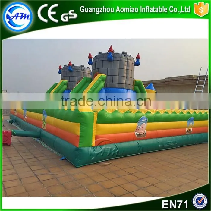Inflatable indoor playground rentals,wacky world inflatable playground for sale