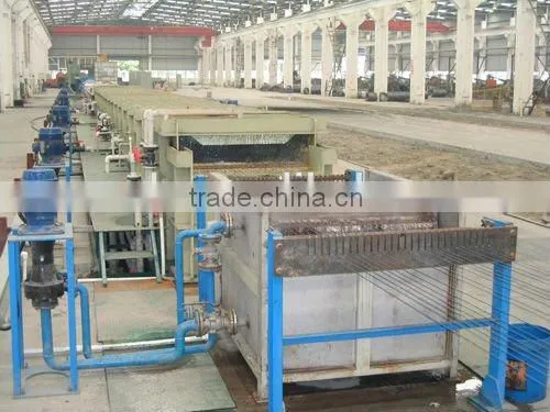 WUXI WANDESHUN High Quality Wire Surface Pre-treatment line/wire coiler machine/nail wire making machine