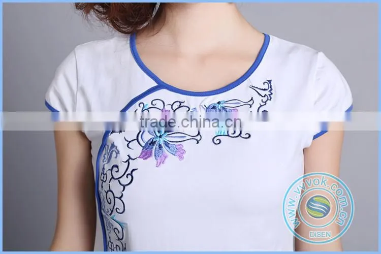 Tubular embroidery machine