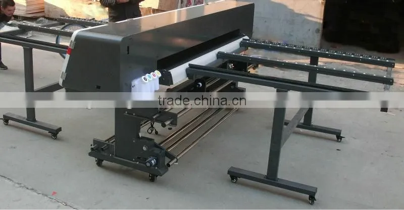 UV LED flatbed roll to roll printer on DX5 head