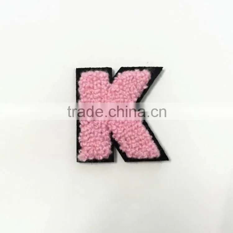Custom high density iron-on personalized embroidery patches for clothing