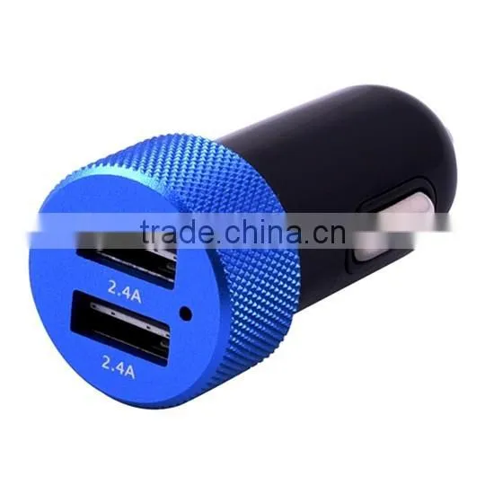 REYON 4.8A 2 port usb universal car charger 12-24V for Iphone,Samsung,HTC,iPAD etc.