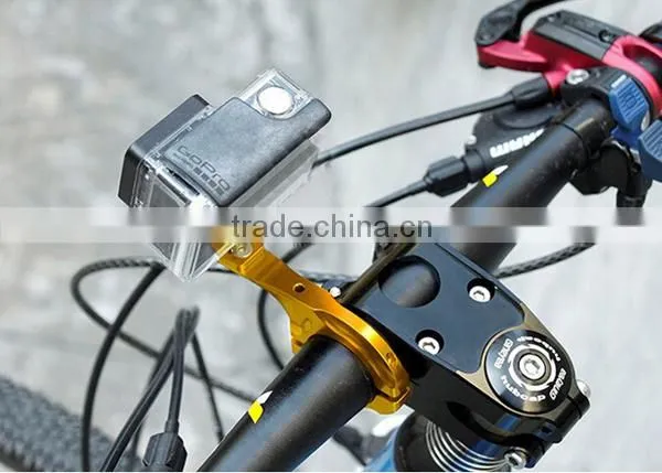 Bike Metal Handlebar Mount for Go Pro Heros 4 3+/3/2/1, for diamater 30-31.8mm, gopros accessories GP62