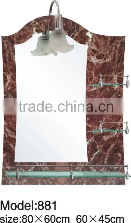 2015 high quality double layer bathroom mirror 881