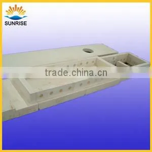induction furnace refractories fused cast azs block, AZS--33,36,41