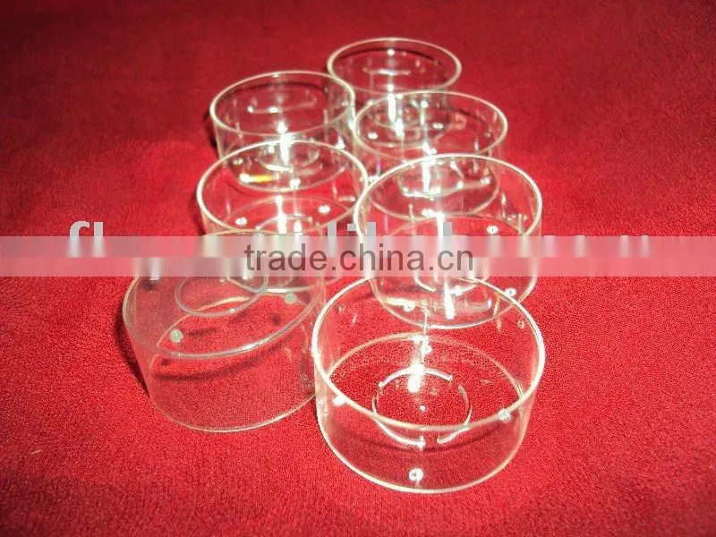 butterfly shape clear plastic tealight cups