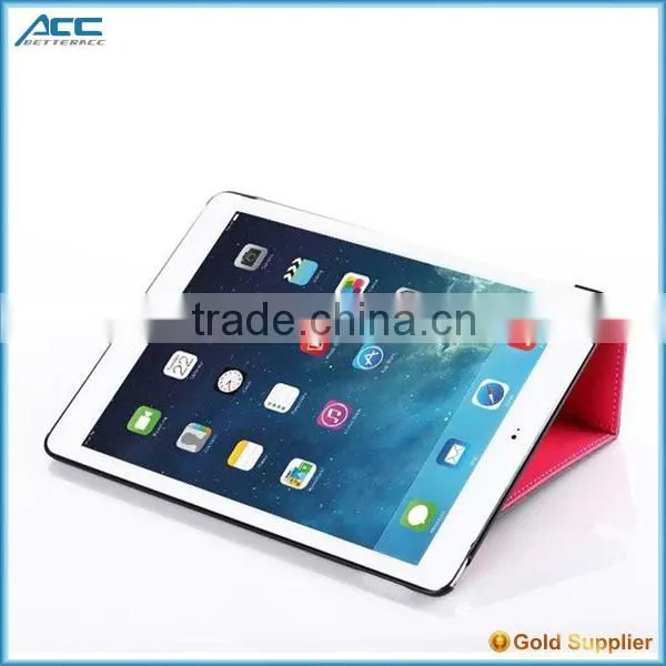 Alibaba express high quality fashionable factory price flip leather tablet case for iPad air 2
