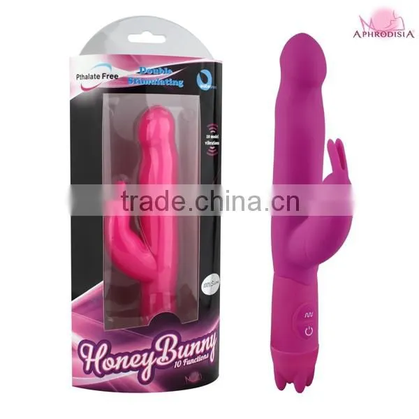 10 Mode Vibrating Asian Girl Silicone Realistic Sex Toys Penis for Women