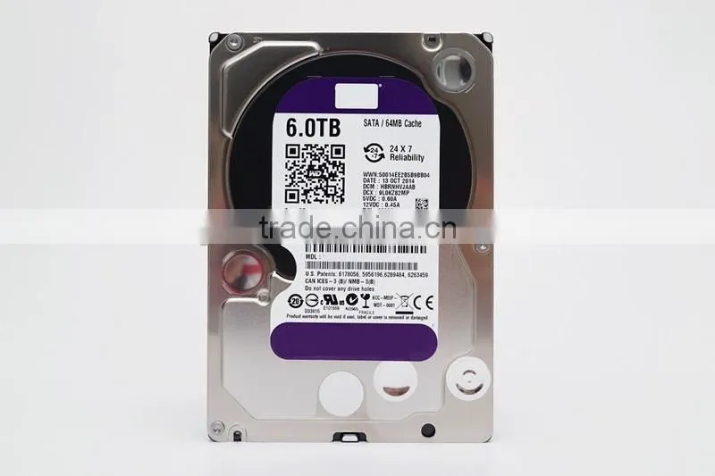 original new DVR hard drive 6TB internal 3.5'' SATA 5400rpm hard disk
