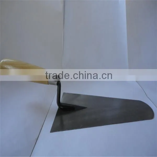 wooden handle bricklayer trowel,carbon steel blade construction tools