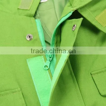 97type Green Orange Comfortable cotton kids fire suits