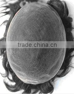 full fine mono base toupee indian hair replacement