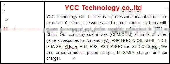 Docking station for Wii charger for wii dual charger stand charger station