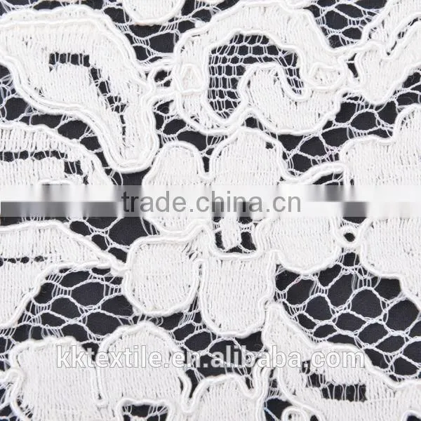65% Cotton 35% Nylon Lace Fabric Wholesale Fabric Lace Cording Lace For Wedding Dress