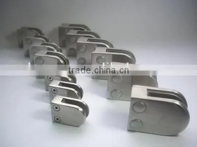 Inox staircase railing fittings glass hoder