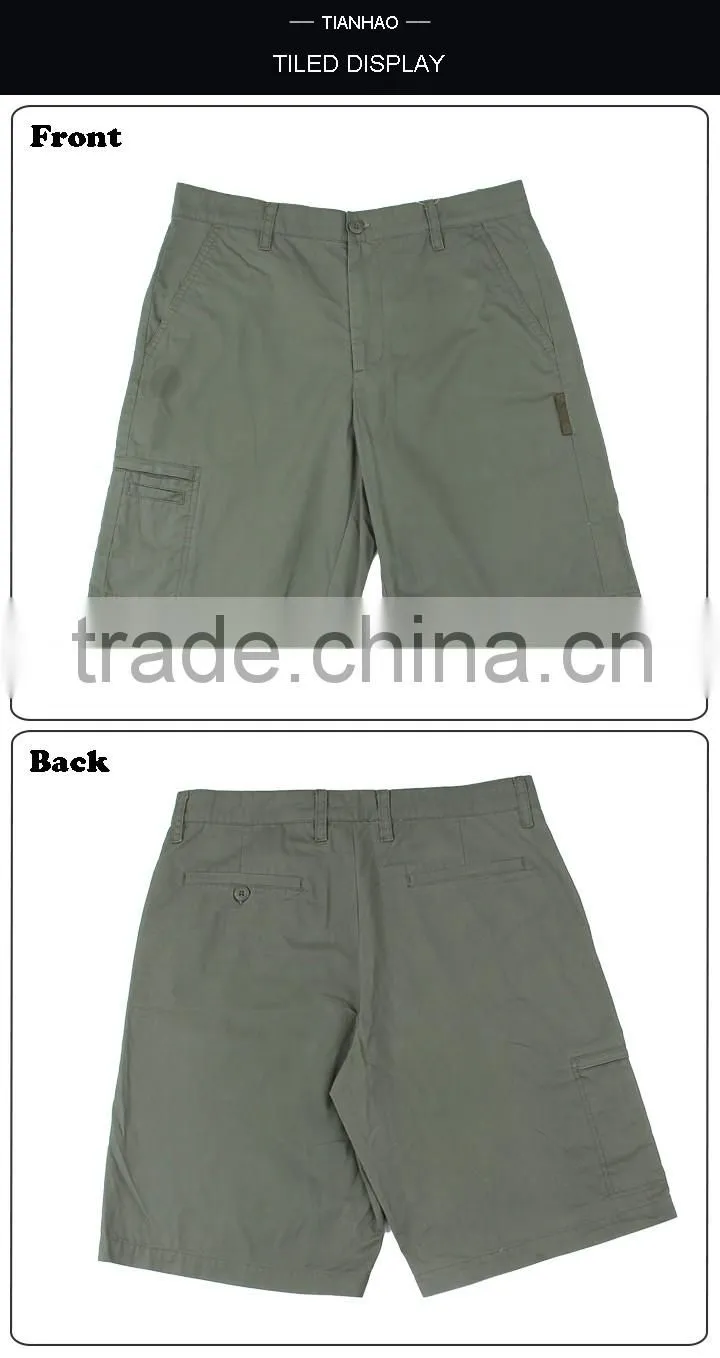 TH-RK010 China Supplier Military Army Green Quick Dry Cotton Six Pocket Cargo Shorts Pants