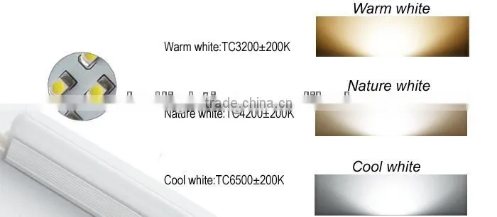 Indoor Lighting SMD 3528 Integration T5 tube led 3 year warranty with CE RoHS