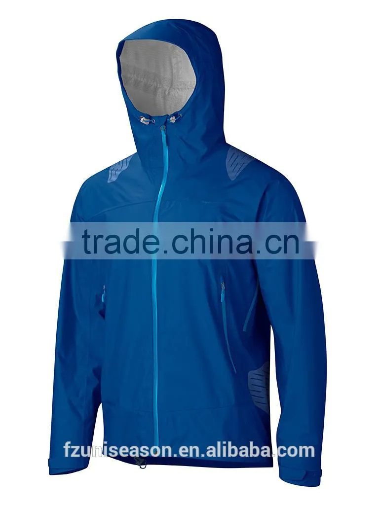 Waterproof lightweight nylon mens plain windbreakers jacket