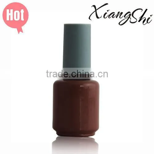 15ml Brown Nail Polish Bottles With Aluminum Cap And Brush In Guangzhou