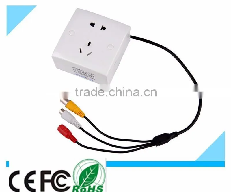 New style cctv 2 megapixel home security camera system mini ip light socket camera wall socket hidden camera