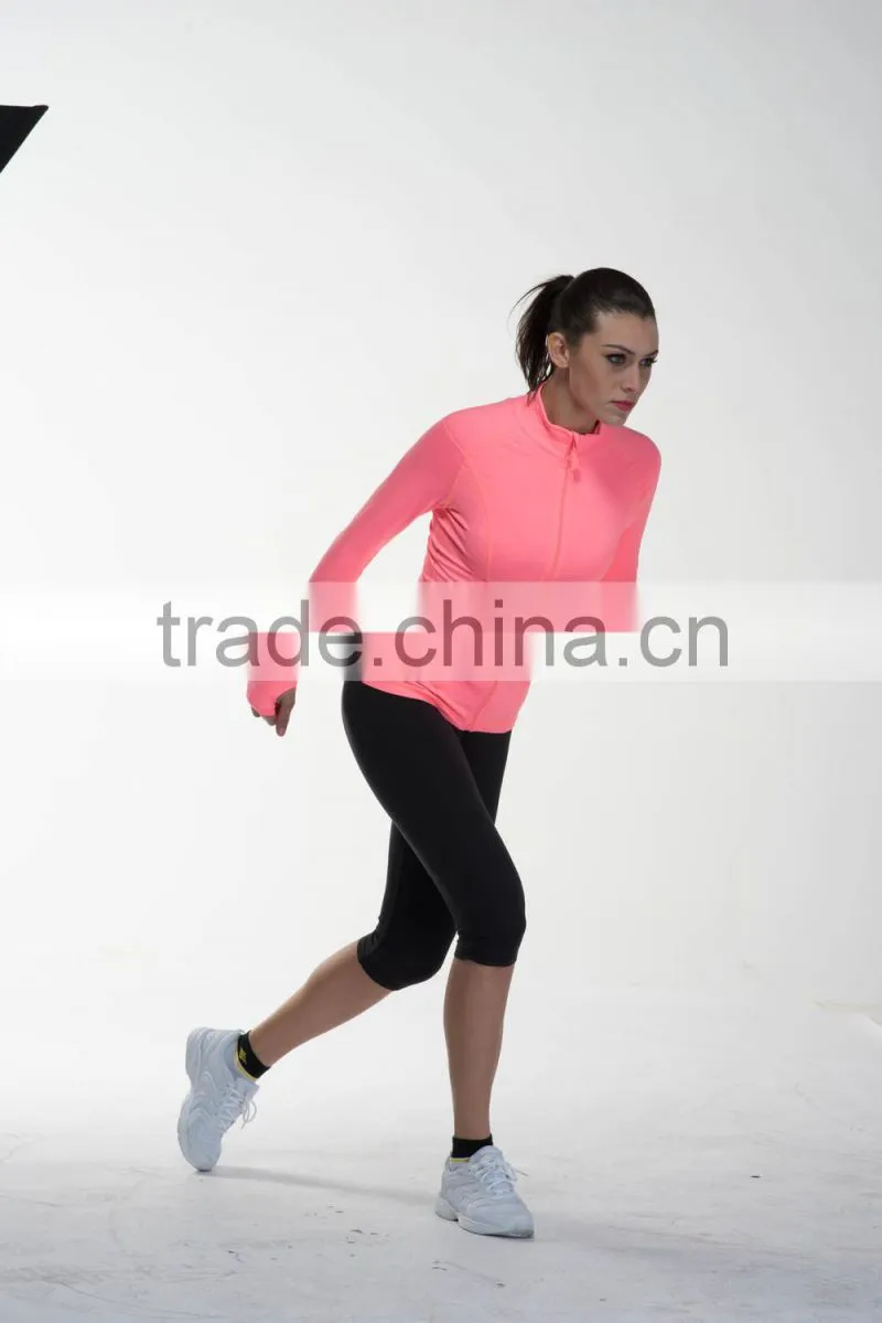Santic Women's fitness Jacket OEM service Fitness wear cation