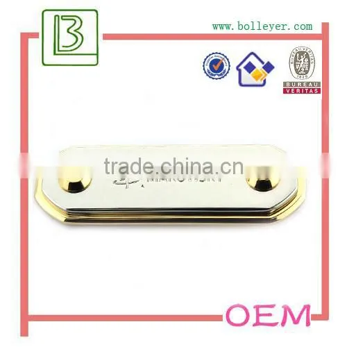 3d metal letter embossed logo