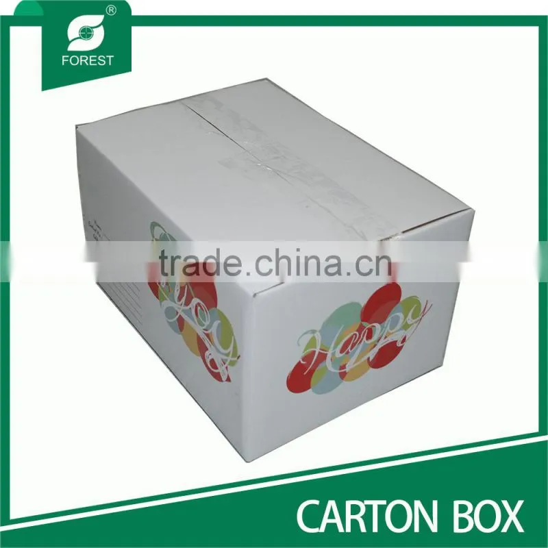RECYCLED PAPER CARTONS WHITE CORRUGATED CARTON BINS