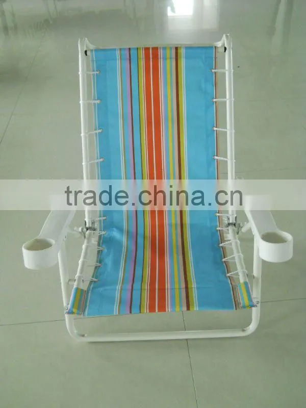 Tieback Folding Beach Chair--Back Adjustable