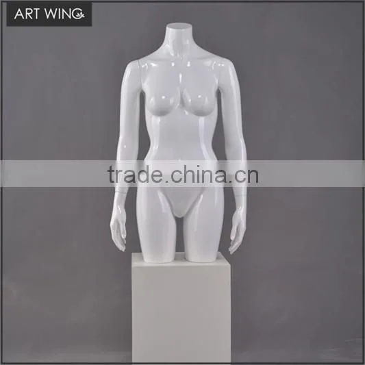 Realistic bust woman mannequins chest for display