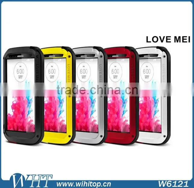 LOVE MEI Waterproof Case for LG G3 Vertical Version, for LG G3 Hybrid Case