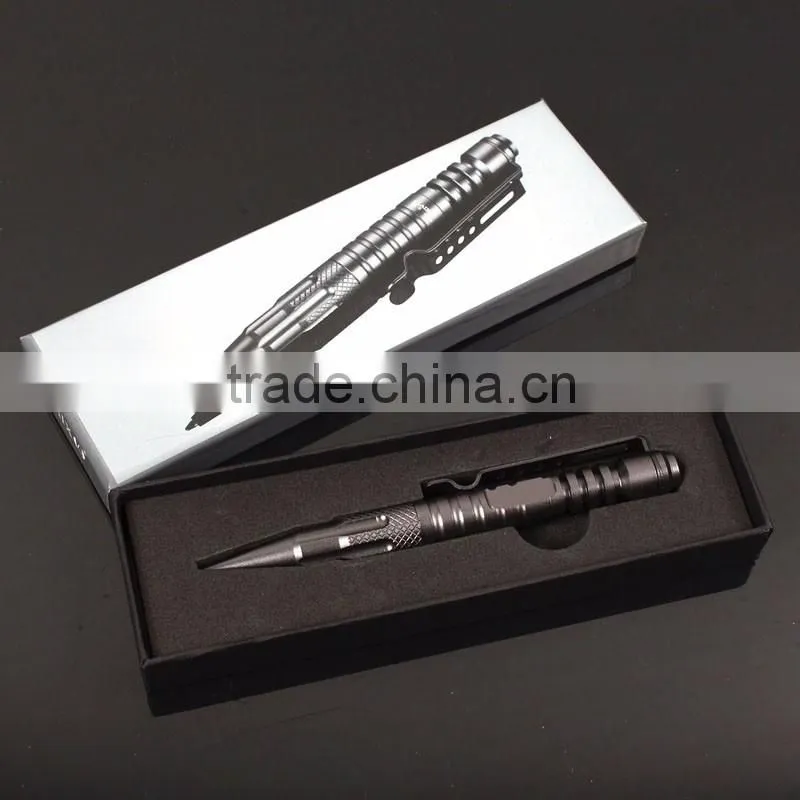Newest Aviation Aluminum Alloy Writing Ballpoint Tactical Pen Self Defense With Emergency Hammer Easy Carry
