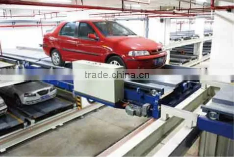 Horizontal shifting mechanical parking system