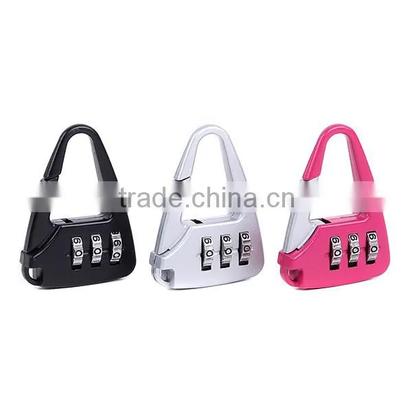 3-digital code safe number lock for bags