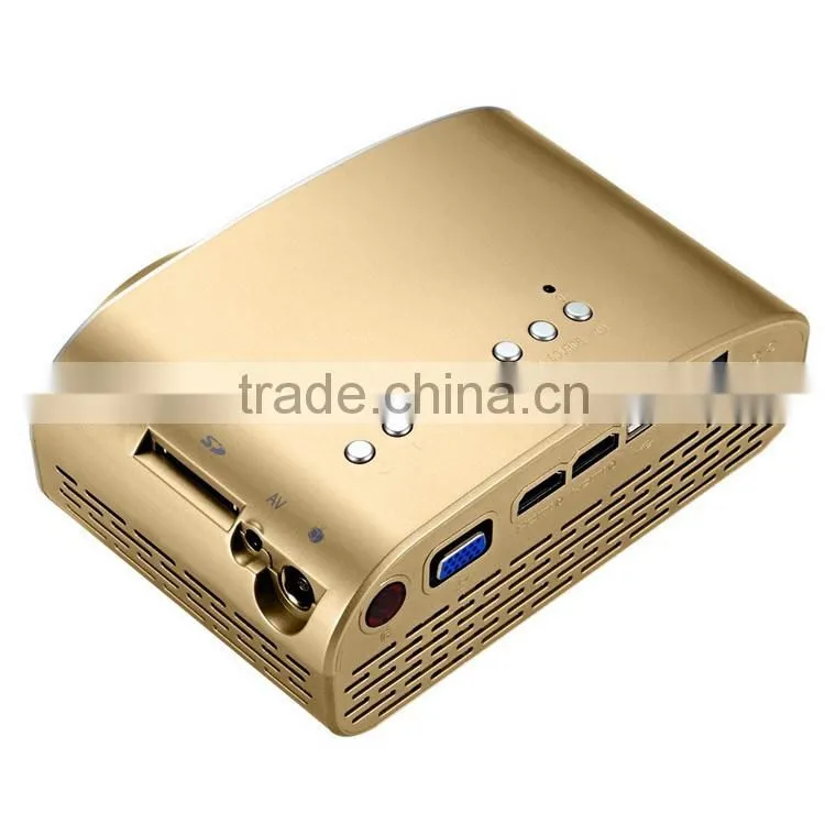 New!! wholesale Mini Portable LED Digital Projector Portable Home Theater LED LCD Projector White Digital Projector TV USB VGA