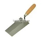 wooden handle, 280x120mm carbon steel mirror polished blade Plastering trowel