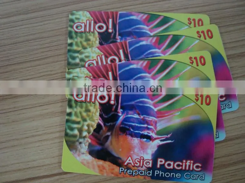 paper prepaid phone card