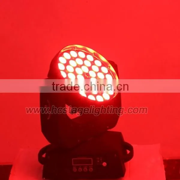 Best selling zoom 36X10w RGBW 4 in 1 led moving head beam light