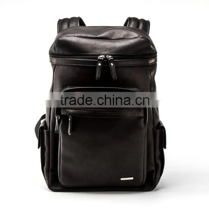 8 Years Manufacturer Real Leather Nice Design Simple Style Superior Quality Custom Leather Backpack