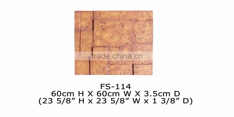 Good price high quality beautiful decorative polyurethane stone panel
