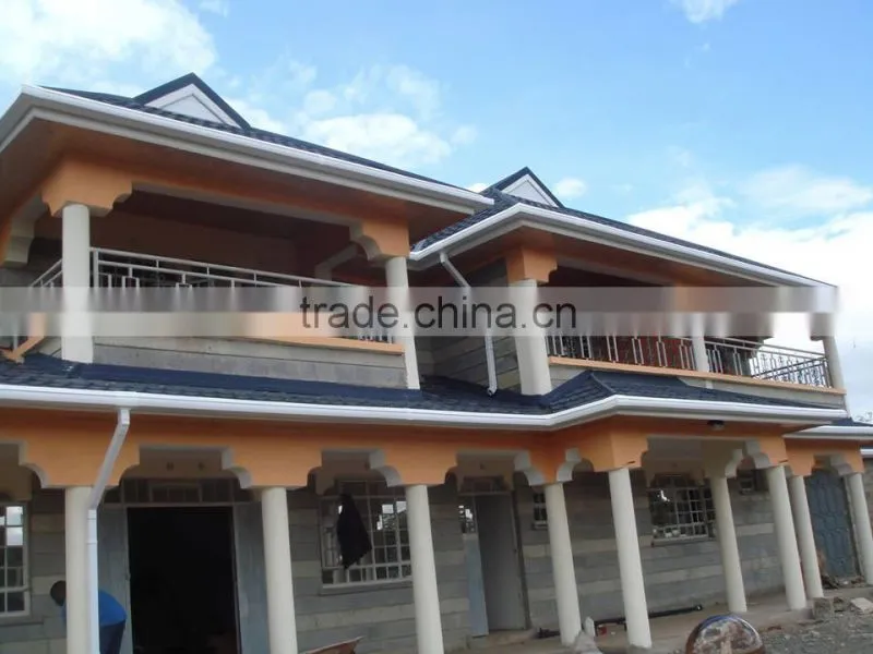 SGB Anti Fading 7inch PVC Rain Gutter For Kenya, Uganda