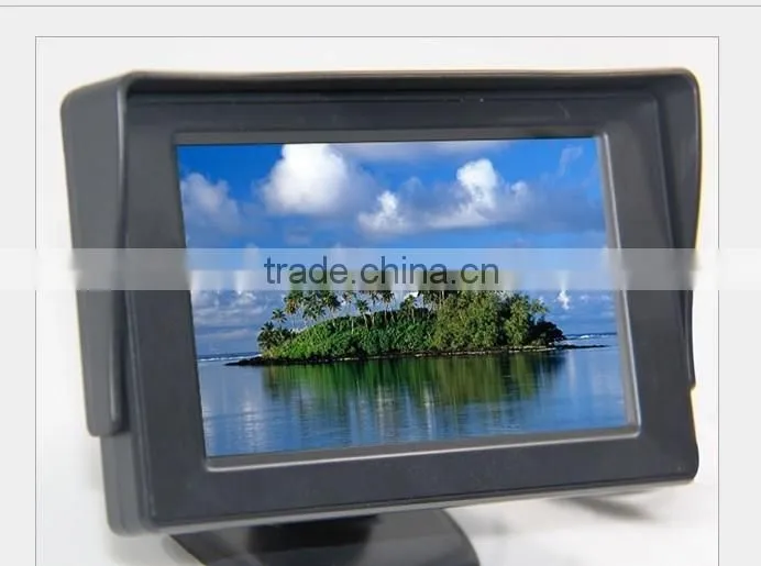 TFT-LCD 4.3 inch display parking sensor with 40KHz Ultrasonic frequency