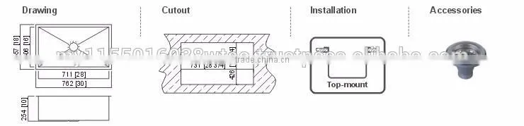 Handmade stainless steel sink used commercial stainlesinksss steel