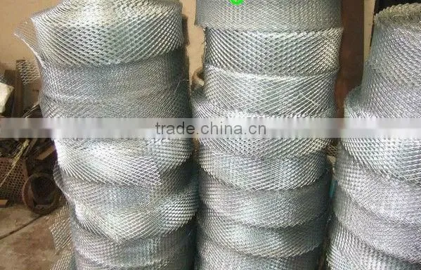 Galvanized expanded metal lath brick mesh mabufacture