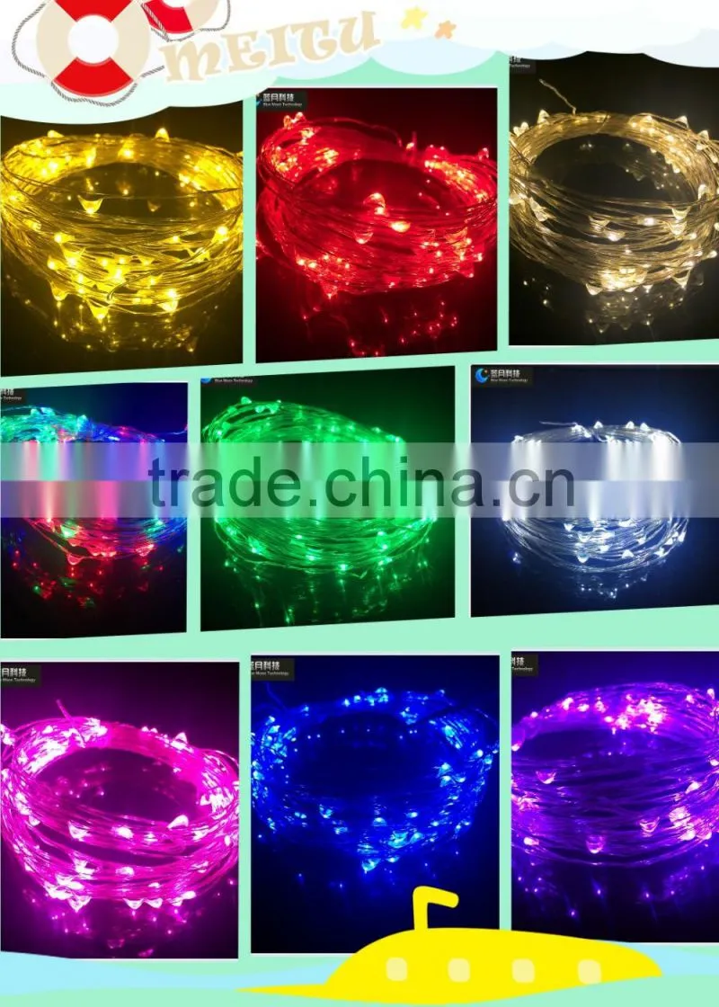 10m 100L copper wire USB operated led string light